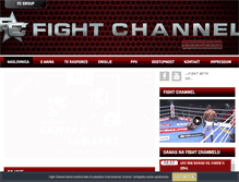 Tablet Screenshot of fightchannel.hr